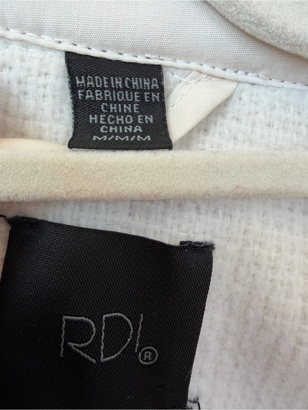 Cream Button-Front Shacket Jacket - Picture 5 of 5